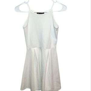 Myth Halter Midi White Dress Size Small